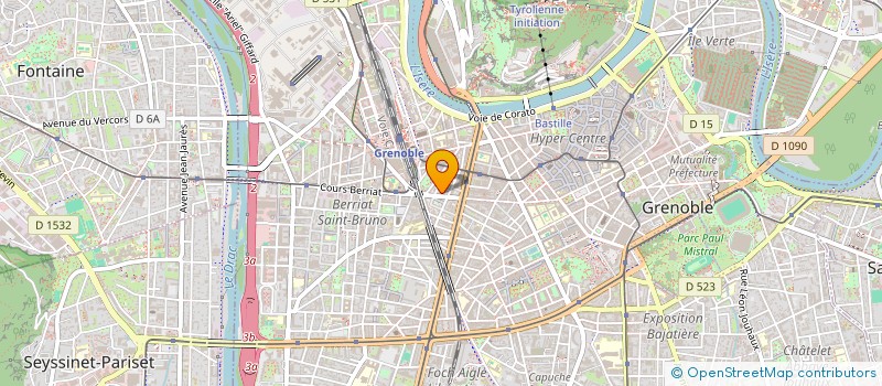 localisation de l'entreprise ATELIER NUANCES à GRENOBLE