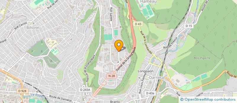 localisation de l'entreprise ATELIER NUMERIQUE DE NORMANDIE à ROUEN