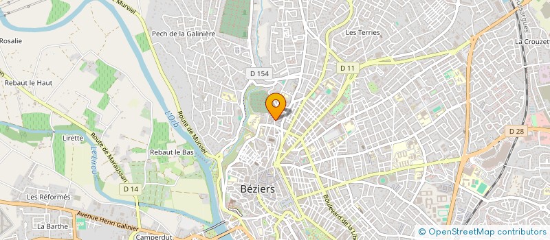 localisation de l'entreprise ATELIER OCCITAN TOURNESOL CIGALETTE à BEZIERS