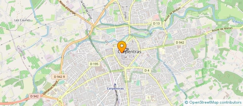 localisation de l'entreprise ATELIER OCRES à CARPENTRAS