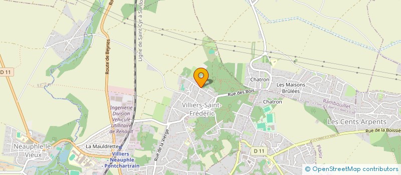 localisation de l'entreprise ATELIER OD  VILLIERS-SAINT-FREDERIC