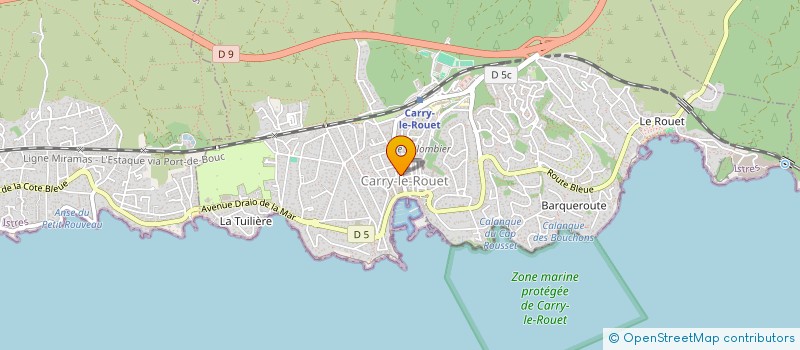 localisation de l'entreprise ATELIER OF BRANDS  CARRY-LE-ROUET