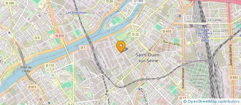localisation de l'entreprise ATELIER OITO à SAINT-OUEN-SUR-SEINE