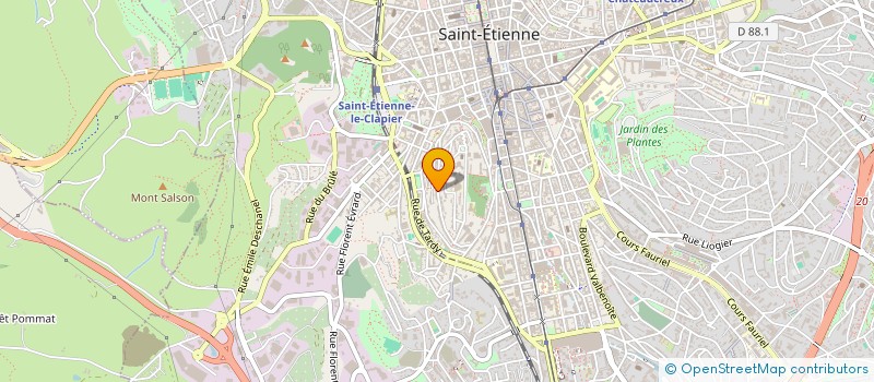 localisation de l'entreprise ATELIER OP2C à SAINT-ETIENNE