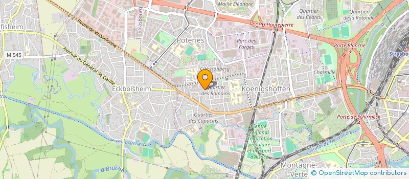localisation de l'entreprise ATELIER ORDINAIRE à STRASBOURG