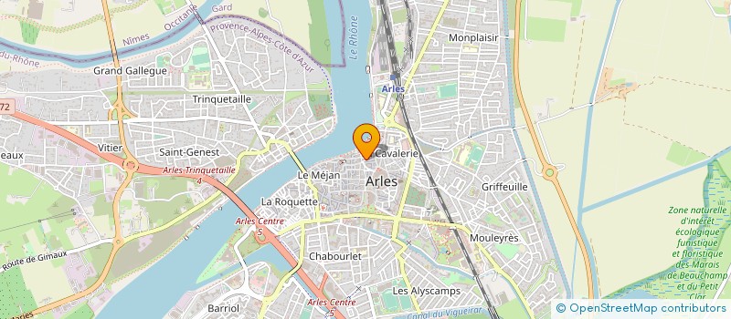 localisation de l'entreprise ATELIER ORION  ARLES