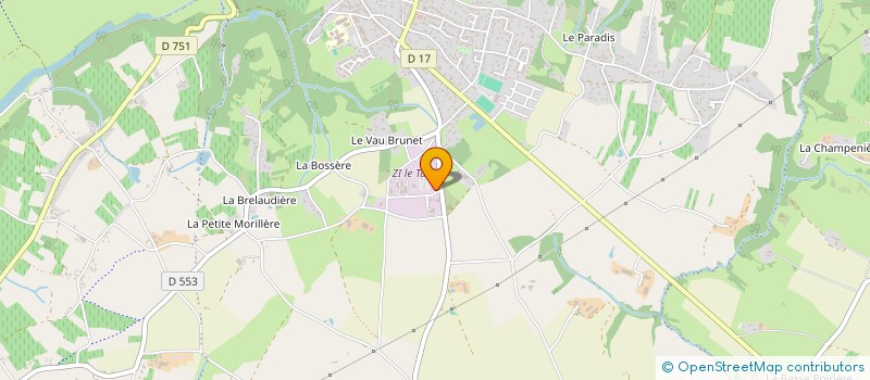 localisation de l'entreprise ATELIER ORMA  OREE-D'ANJOU