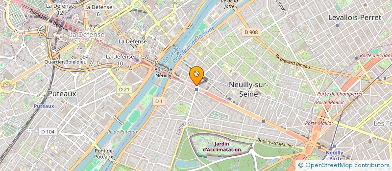 localisation de l'entreprise ATELIER ORWEL à NEUILLY-SUR-SEINE