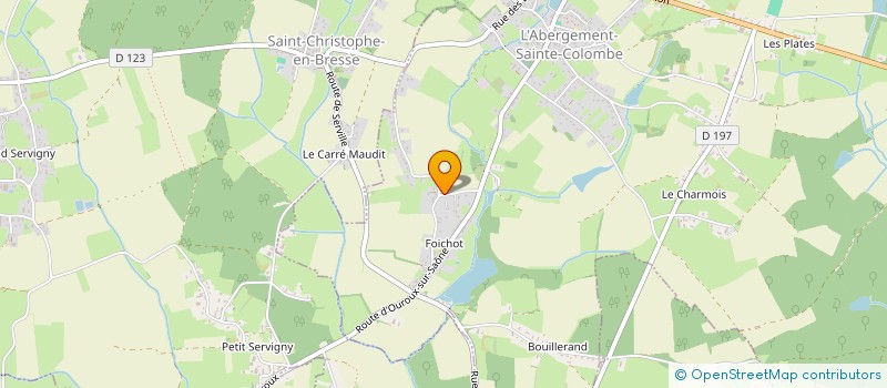 localisation de l'entreprise ATELIER OSCANA  L'ABERGEMENT-SAINTE-COLOMBE