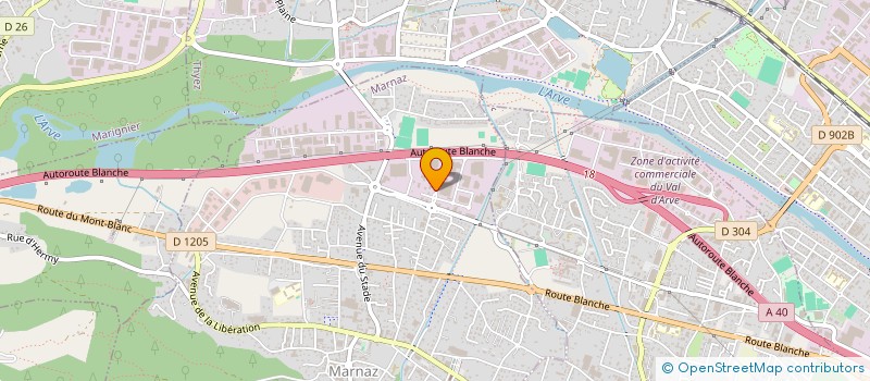 localisation de l'entreprise ATELIER OUTILLAGES ET MOULES TECHNIQUES  MARNAZ