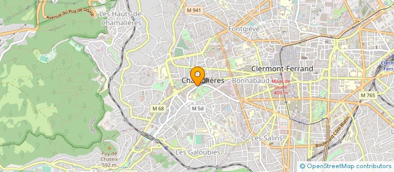 localisation de l'entreprise ATELIER OVERWALL à CHAMALIERES