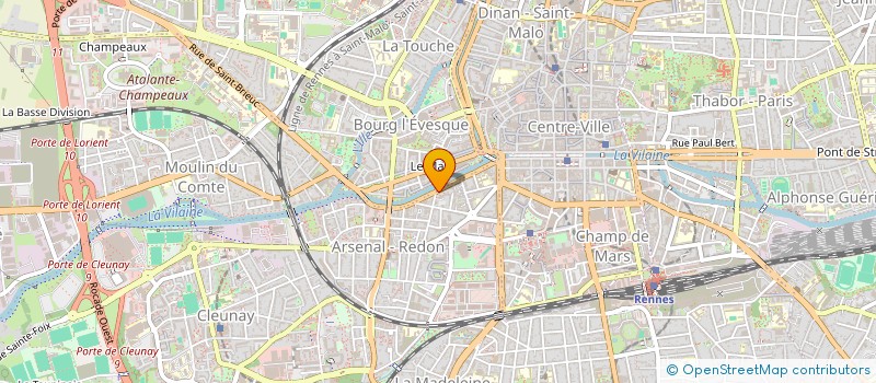 localisation de l'entreprise ATELIER OZANNE à RENNES