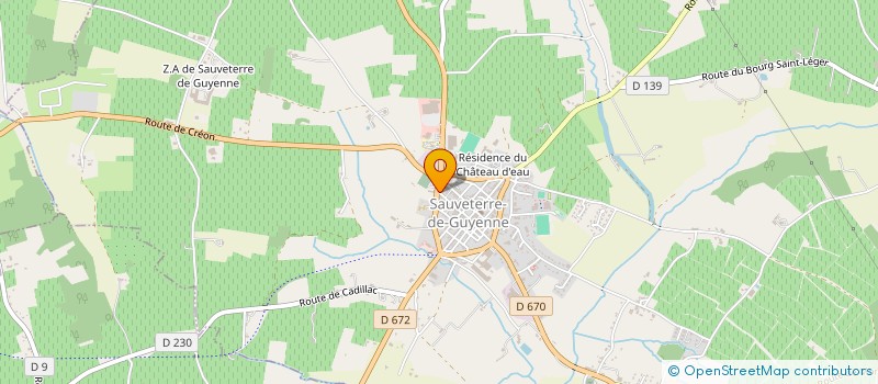 localisation de l'entreprise ATELIER PALISSANDRE  SAUVETERRE-DE-GUYENNE