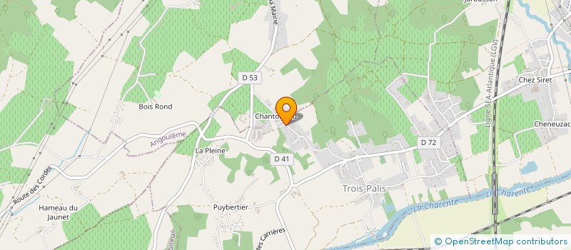 localisation de l'entreprise ATELIER PALMERS à TROIS-PALIS
