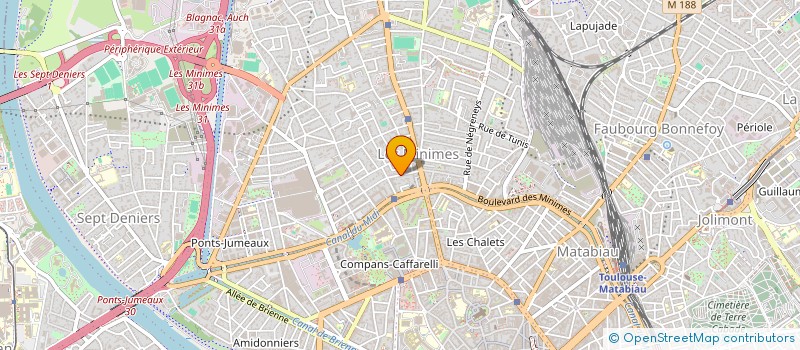 localisation de l'entreprise ATELIER PALOMBA à TOULOUSE