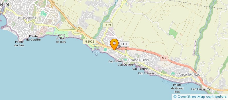 localisation de l'entreprise ATELIER PAPIYON  SAINT-PIERRE