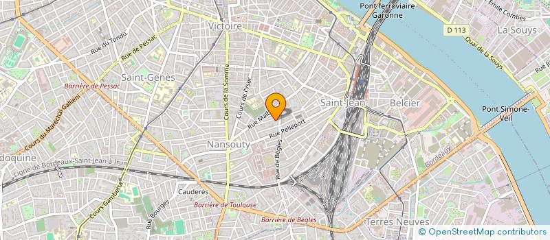 localisation de l'entreprise ATELIER PARENTHESE  BORDEAUX