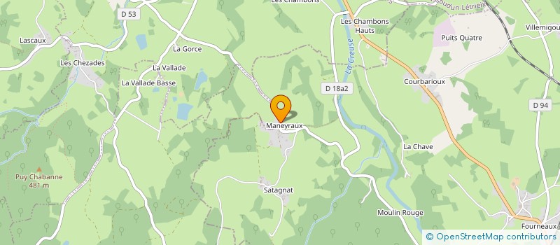 localisation de l'entreprise ATELIER PARTAGE LE TEMPS DES COPEAUX à SAINT-MEDARD-LA-ROCHETTE