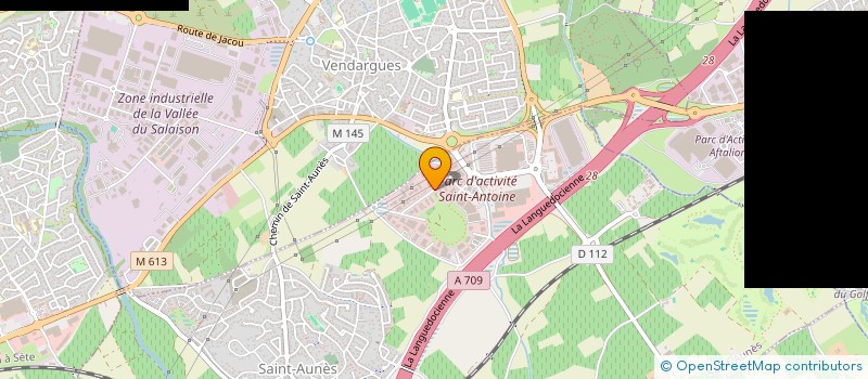 localisation de l'entreprise ATELIER PATINE à SAINT-AUNES
