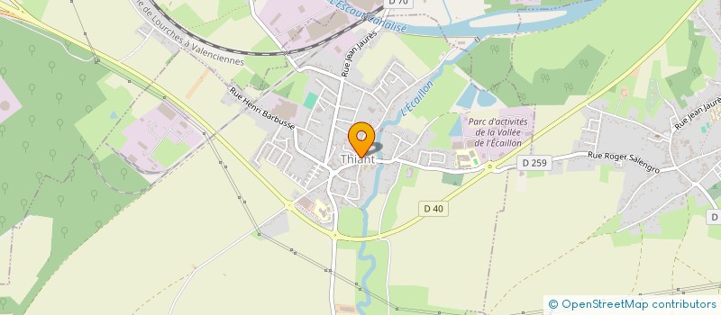 localisation de l'entreprise ATELIER PATRIARCA FRERES  THIANT