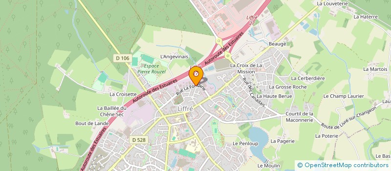 localisation de l'entreprise ATELIER PAUL MARBRERIE  LIFFRE