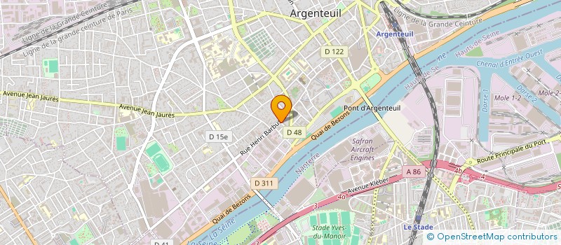 localisation de l'entreprise ATELIER PAULETTE  ARGENTEUIL