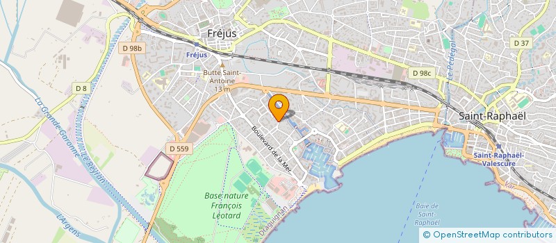 localisation de l'entreprise ATELIER PCA à FREJUS