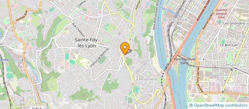 localisation de l'entreprise ATELIER PEINDRE A SAINTE FOY LES LYON  SAINTE-FOY-LES-LYON