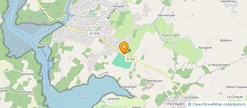 localisation de l'entreprise ATELIER PENN KOAD  LE BONO