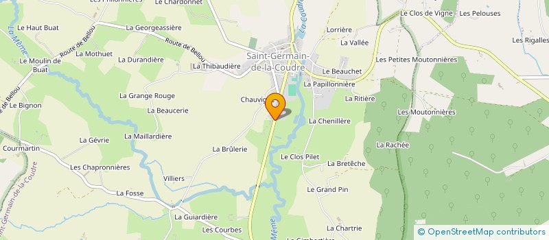 localisation de l'entreprise ATELIER PERCHENE à BELFORET-EN-PERCHE