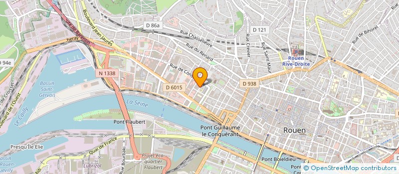 localisation de l'entreprise ATELIER PERINET-MARQUET ET ASSOCIES à ROUEN