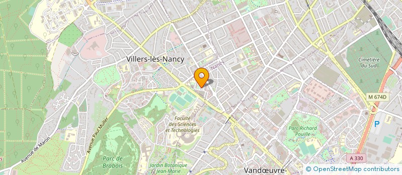 localisation de l'entreprise ATELIER PERISCOLAIRES D HAUSSONVILLE  NANCY