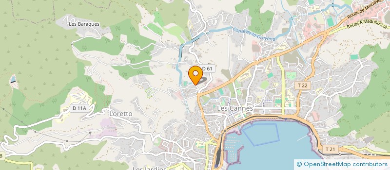 localisation de l'entreprise ATELIER PERM INIT ENVIRON URBAIN AJACCIO à AJACCIO