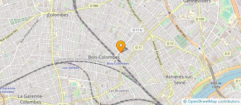 localisation de l'entreprise ATELIER PERNON à BOIS-COLOMBES