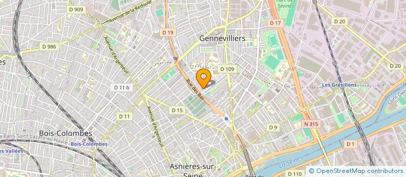 localisation de l'entreprise ATELIER PERROQUET à GENNEVILLIERS
