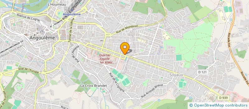 localisation de l'entreprise ATELIER PHACEA à ANGOULEME