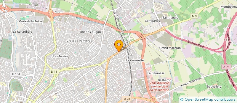 localisation de l'entreprise ATELIER PHENOM  BEZIERS