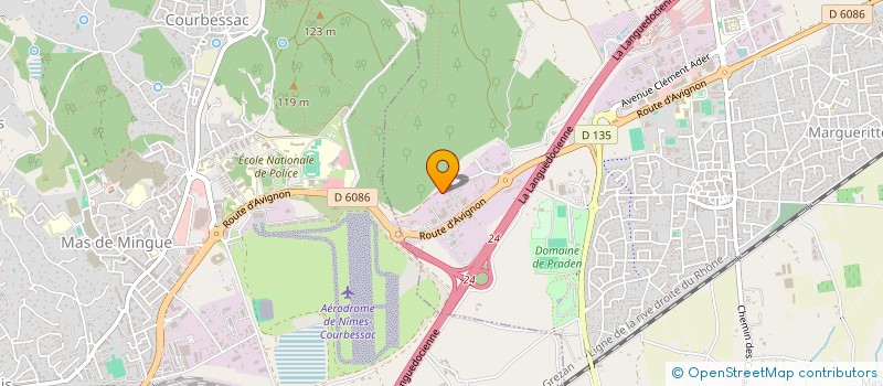 localisation de l'entreprise ATELIER PHILIPPE D ART  MARGUERITTES