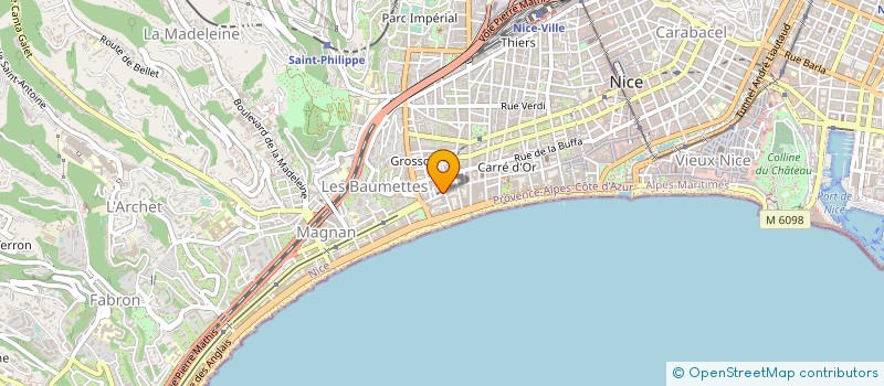 localisation de l'entreprise ATELIER PHILIPPE L.G. à NICE