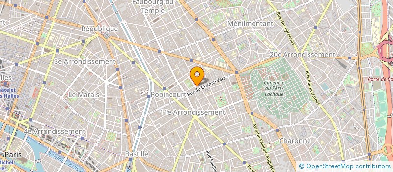 localisation de l'entreprise ATELIER PHILIPPE MARTIAL à PARIS