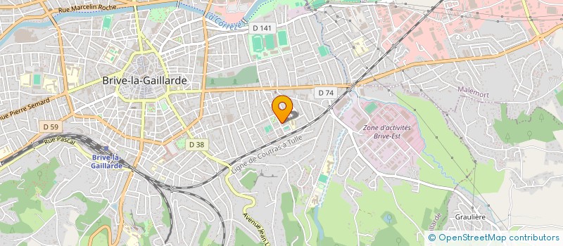 localisation de l'entreprise ATELIER PHOTOGRAPHIQUE BRIVISTE à BRIVE-LA-GAILLARDE