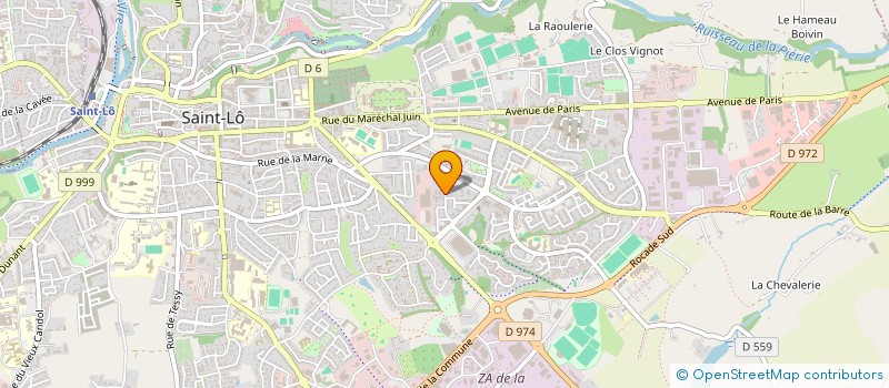 localisation de l'entreprise ATELIER PHOTOGRAPHIQUE SAINT LOIS  SAINT-LO