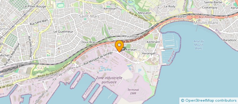 localisation de l'entreprise ATELIER PIAPIA à BREST