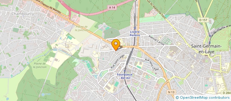 localisation de l'entreprise ATELIER PIECE UNIQUE  SAINT-GERMAIN-EN-LAYE