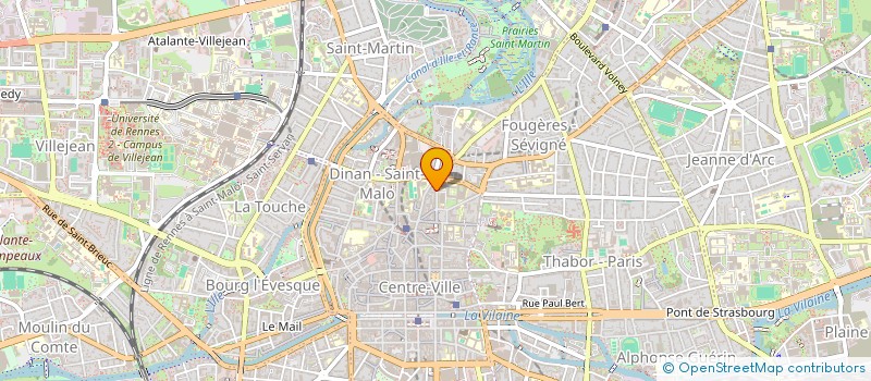 localisation de l'entreprise ATELIER PIERRE à RENNES
