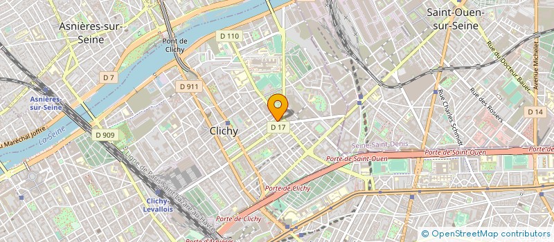 localisation de l'entreprise ATELIER PIERRE LOUIS GERLIER  CLICHY