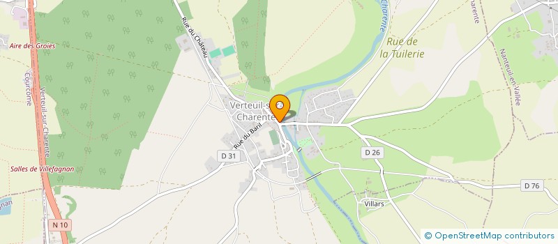 localisation de l'entreprise ATELIER PIERRE SANS FRONTIERES à VERTEUIL-SUR-CHARENTE