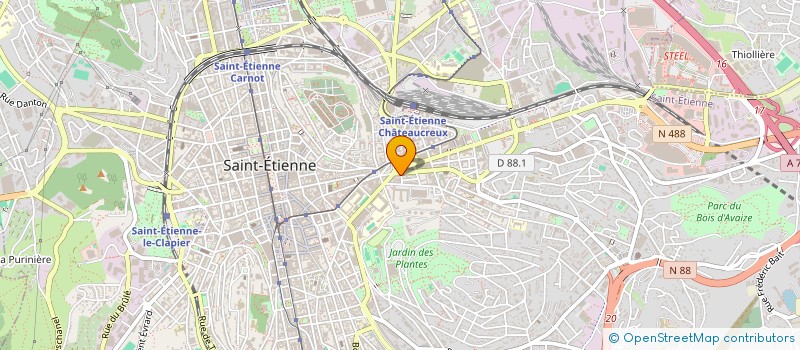localisation de l'entreprise ATELIER PIK à SAINT-ETIENNE