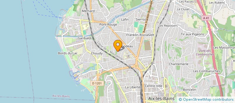 localisation de l'entreprise ATELIER PIOLA  AIX-LES-BAINS