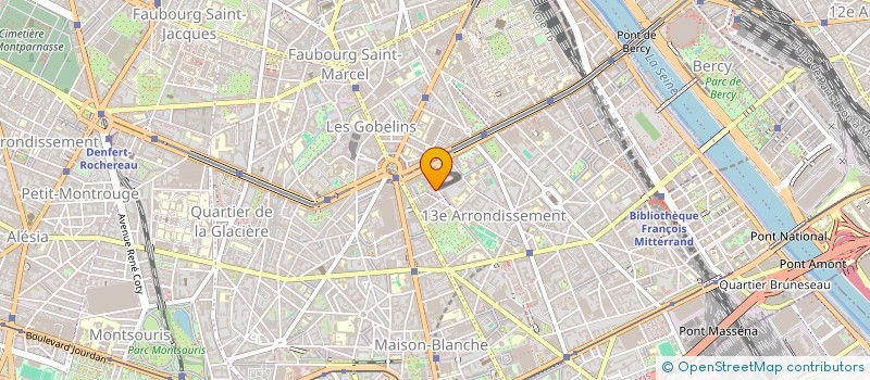 localisation de l'entreprise ATELIER PIZZICATO à PARIS